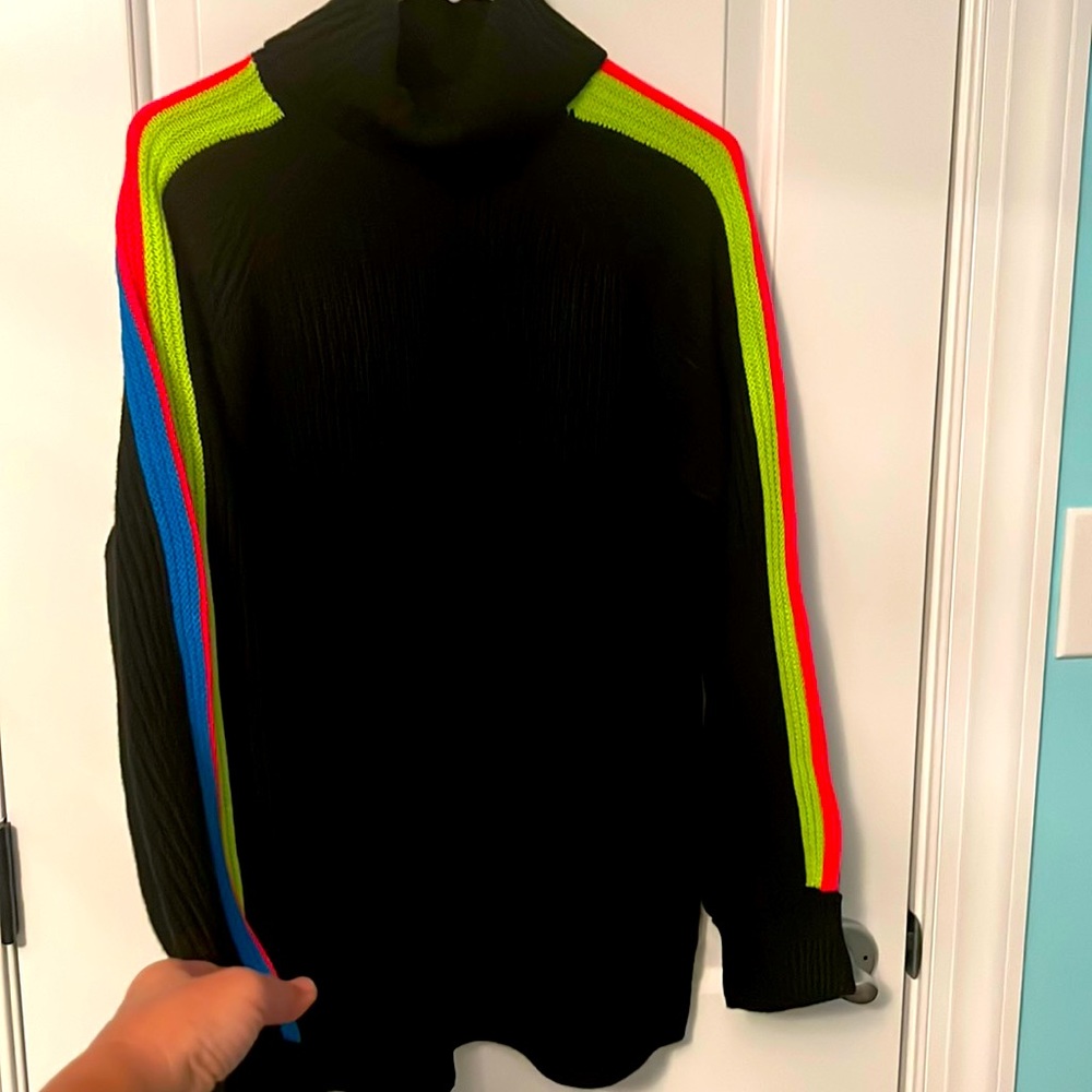 Future Collective black/rainbow sweater. Size XL and new with tags.